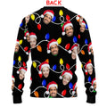 Personalized Gift Custom Ugly Christmas Sweater, Custom Face Crewneck Sweatshirt, Personalized Family Photo Sweater, Custom Gift for Men Women, Family Party Gifts Wool Sweater - LuthCreative