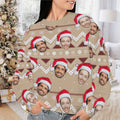 Personalized Gift Custom Ugly Christmas Sweater, Custom Face Crewneck Sweatshirt, Personalized Family Photo Sweater, Custom Gift for Men Women, Family Party Gifts Wool Sweater - LuthCreative