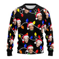 Personalized Gift Custom Ugly Christmas Sweater, Custom Face Crewneck Sweatshirt, Personalized Family Photo Sweater, Custom Gift for Men Women, Family Party Gifts Wool Sweater - LuthCreative