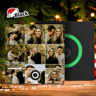 Personalized Couple Photo Music Fridge Magnet, Music lovers Gift Magnets, Wedding Memories Refrigerator Magnets, Kitchen Photo Magnet, Customize Valentine Magnet Gifts - LuthCreative