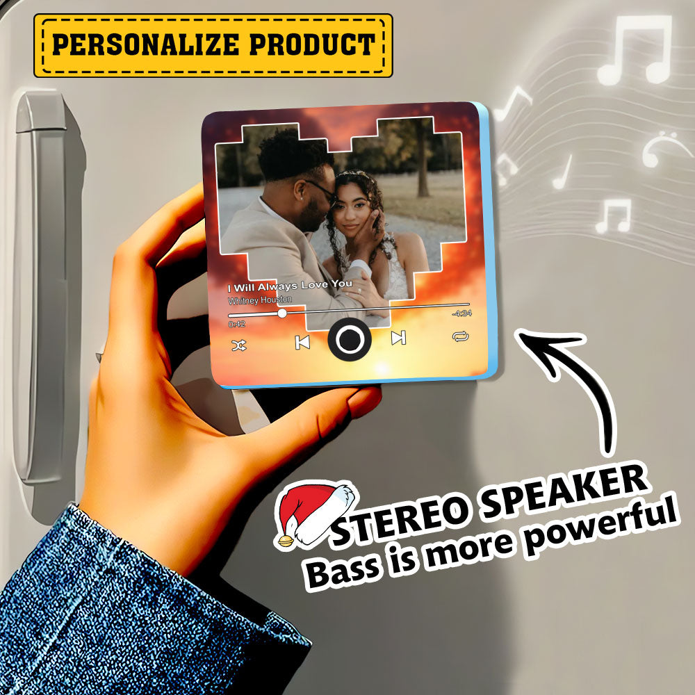 Custom Photo Musical Fridge Magnet - Turn Pictures into Melodies