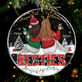 Custom Best Friend Acrylic Ornament, Besties Forever Ornament, Gifts for Group Friendship, Personalized Best Friend Gifts, BFF Christmas Gifts - LuthCreative