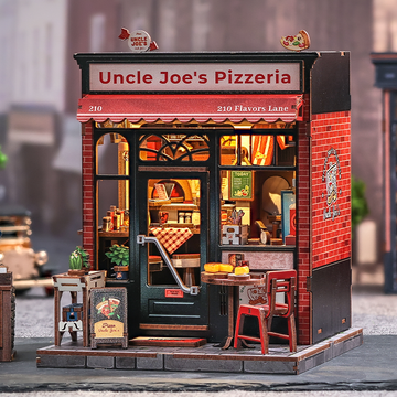 Book Lover’s Dream – DIY 3D Book Nook Miniature Bookstore Kit, Bookshelf Insert with LED Lights, Creative Wooden Puzzle