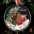 Custom Best Friend Ornament, Besties Forever Acrylic Ornament, Gifts for Group Friendship, Personalized Christmas Tree Decor Gifts - LuthCreative