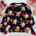 Personalized Gift Custom Ugly Christmas Sweater, Custom Face Crewneck Sweatshirt, Personalized Family Photo Sweater, Custom Gift for Men Women, Family Party Gifts Wool Sweater - LuthCreative