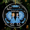 Custom sisters sisters There Were Never Such Acrylic Ornament, Christmas ornament for sister, bestie ornament - LuthCreative