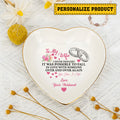 Personalized Heart Jewelry Dish - 'Falling in Love Again' Wife Gift - LuthCreative