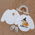 Romper Baby Long Sleeve Customize My 1st Halloween Personalized Custom Babysuit - Gift For Baby - LuthCreative