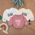 Baby Romper Long Sleeve Customize Nana's Girl Personalized Custom Babysuit - Gift For Baby - LuthCreative