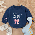 Baby Romper Long Sleeve Customize Nana's Girl Personalized Custom Babysuit - Gift For Baby - LuthCreative