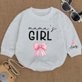 Baby Romper Long Sleeve Customize Nana's Girl Personalized Custom Babysuit - Gift For Baby - LuthCreative