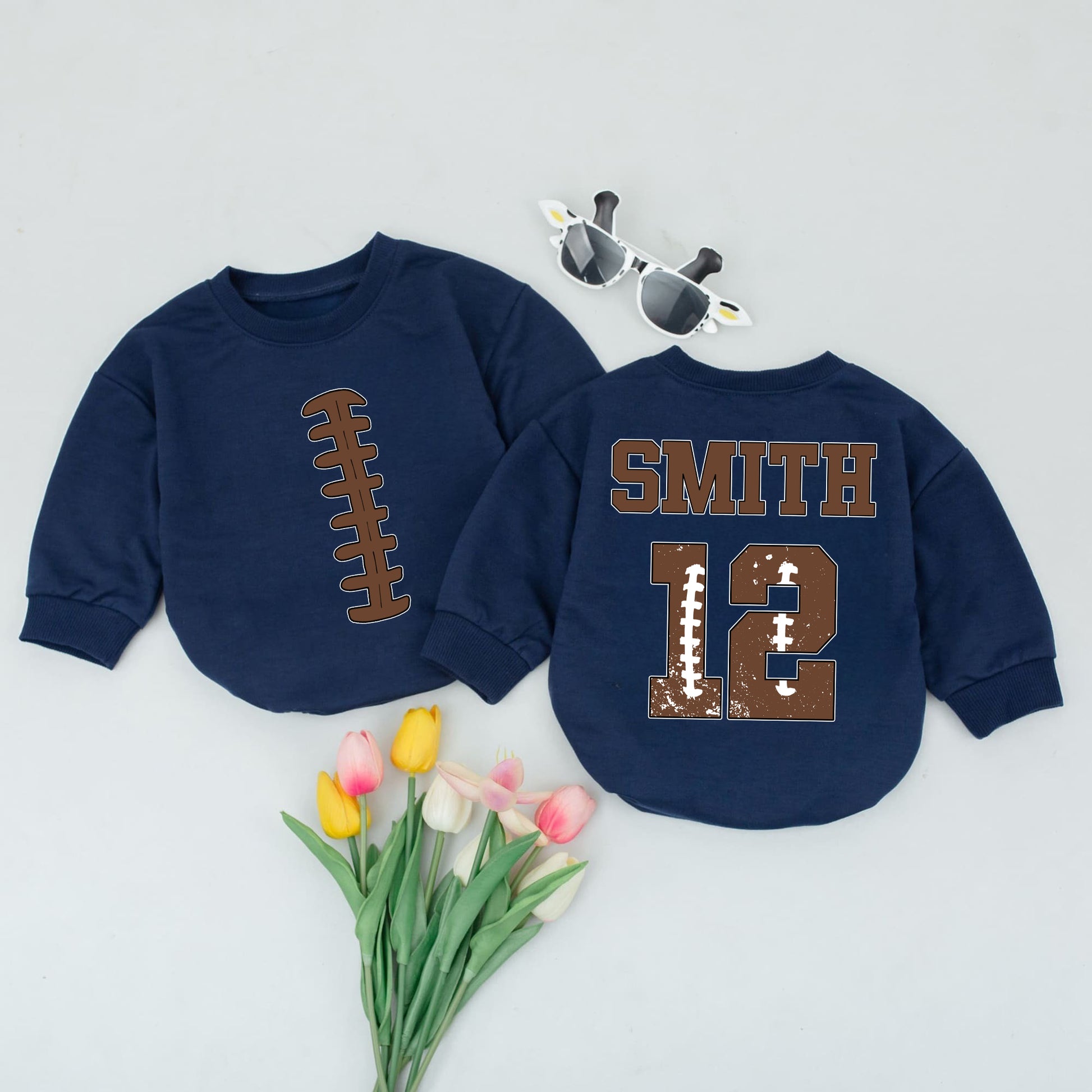 Baby Romper Long Sleeve Customize  Personalized Custom Babysuit - Gift For Baby - LuthCreative