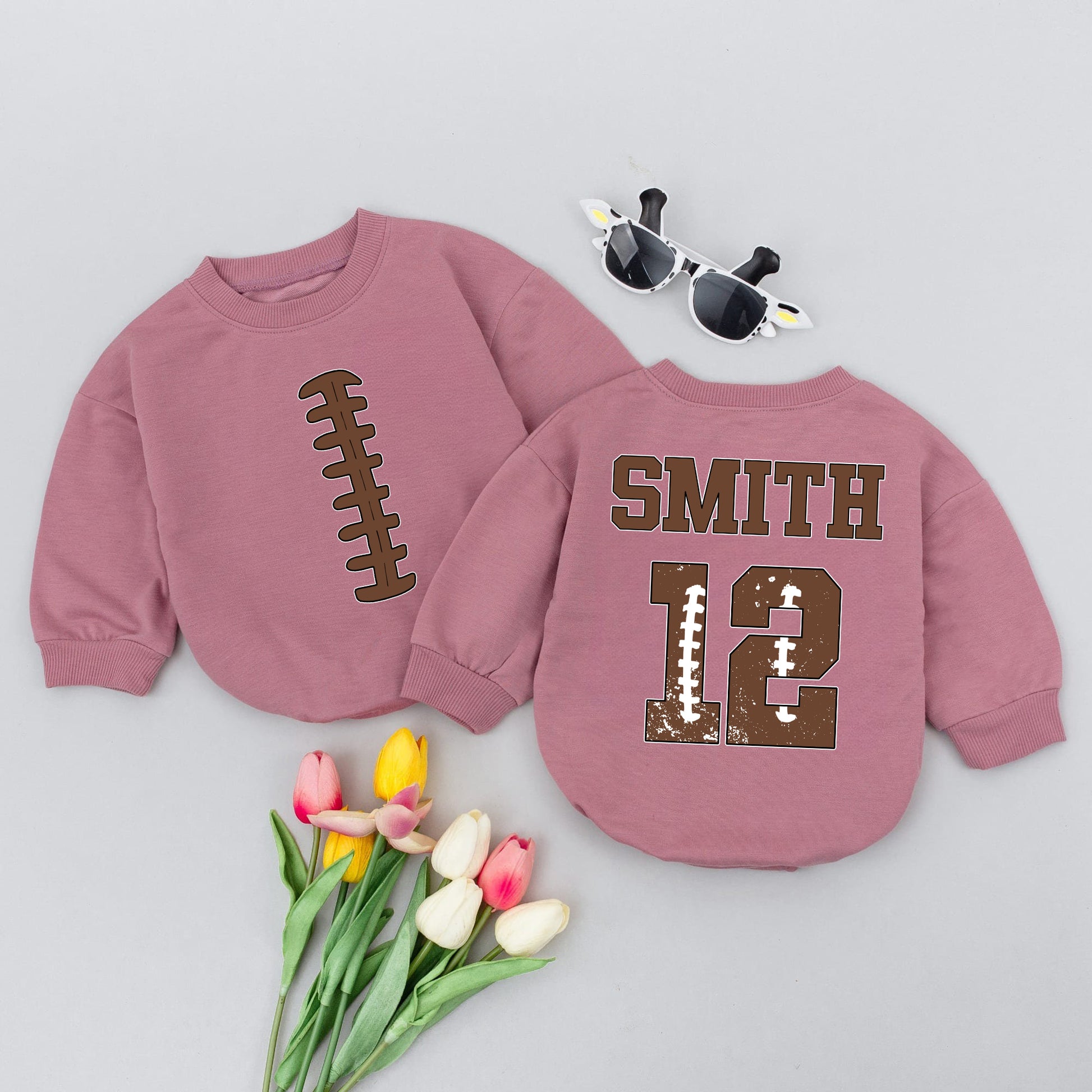 Baby Romper Long Sleeve Customize  Personalized Custom Babysuit - Gift For Baby - LuthCreative