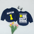 Romper Baby Long Sleeve Customize One Happy Dude Personalized Custom Babysuit - Gift For Baby - LuthCreative