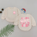 Baby Romper Long Sleeve Customize In My One Year Old Era Personalized Custom Babysuit - Gift For Baby - LuthCreative