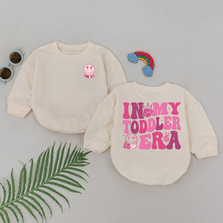 Baby Romper Long Sleeve Customize In My Toddler Era Personalized Custom Babysuit - Gift For Baby