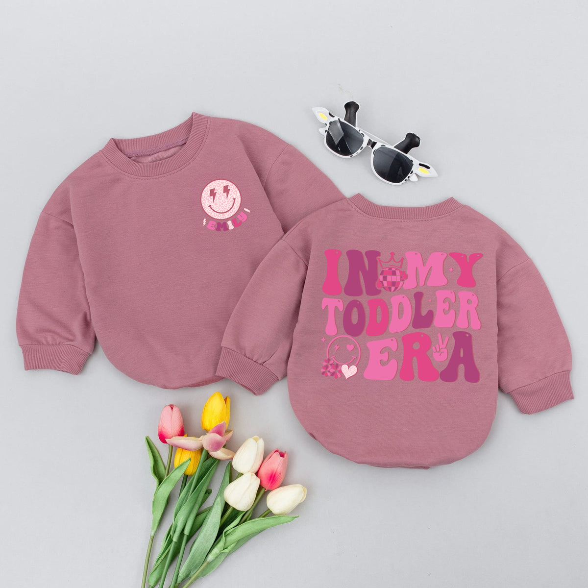 Baby Romper Long Sleeve Customize In My Toddler Era Personalized Custom Babysuit - Gift For Baby - LuthCreative