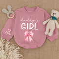 Baby Romper Long Sleeve Customize Daddy's Girl Personalized Custom Babysuit - Gift For Baby - LuthCreative