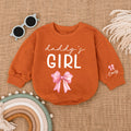 Baby Romper Long Sleeve Customize Daddy's Girl Personalized Custom Babysuit - Gift For Baby - LuthCreative