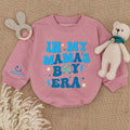 Baby Romper Long Sleeve Customize In My Mama's Boy Era Personalized Custom Babysuit - Gift For Baby - LuthCreative