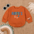 Baby Romper Long Sleeve Customize Auntie's Boy Personalized Custom Babysuit - Gift For Baby - LuthCreative