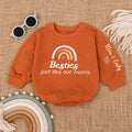 Baby Romper Long Sleeve Customize Besties Just Like Our Moms Personalized Custom Babysuit - Gift For Baby - LuthCreative