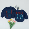 Baby Romper Long Sleeve Customize Halfway to First Personalized Custom Babysuit - Gift For Baby - LuthCreative