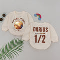 Baby Bodysuit Romper Long Sleeve Customize It's Halftime Personalized Custom Babysuit - Gift For Baby - LuthCreative