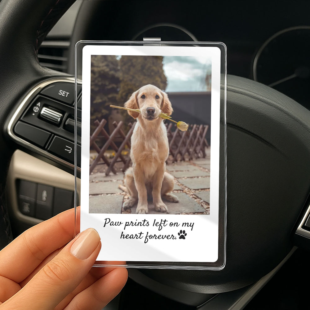 Always by My Side – Custom Dog Visor Clip, A Heartfelt Gift for Dog Moms and Dads