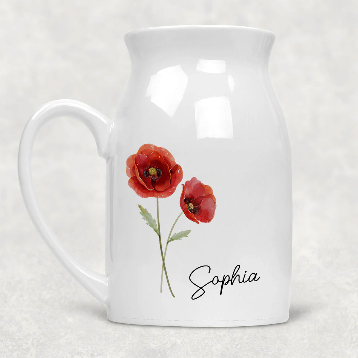 Custom Birth Month Floral Keepsake | Personalized Botanical Mother's Day Gift | Custom Granddaughter Gift