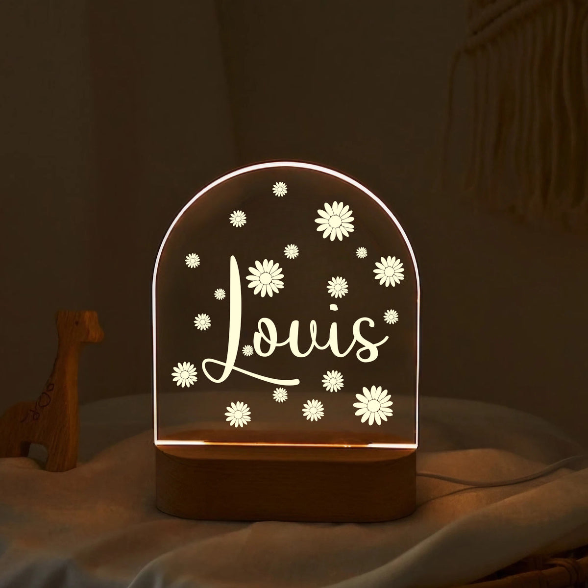 "Illuminated Names" Custom LED Night Light | Perfect Memory Gift - LuthCreative
