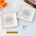 We Did not Get to Choose You Daughter In Law Gift From Parents Of The Groom-Personalized Jewelry Dish-Wedding Gifts For Bride - LuthCreative