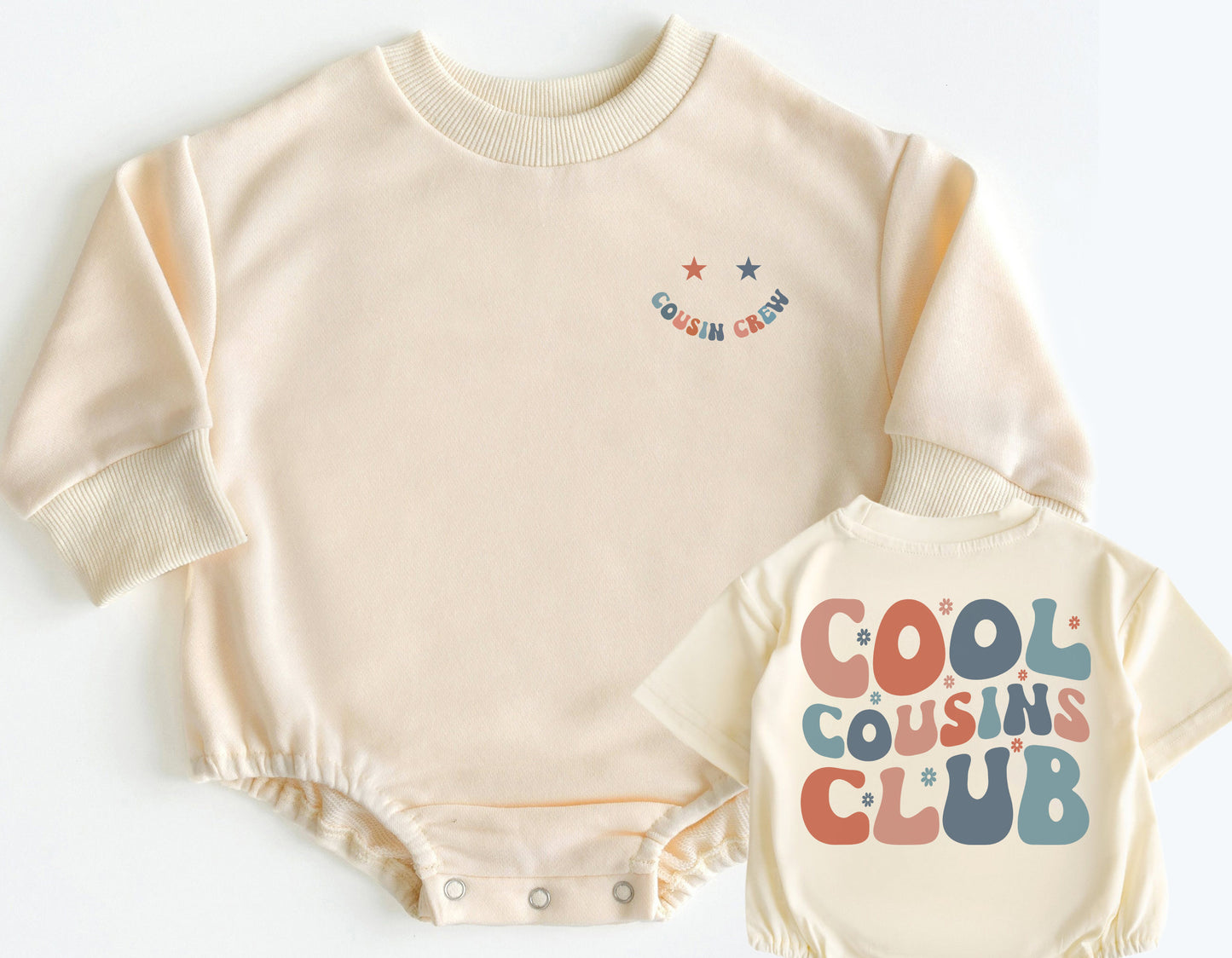 Cousin Crew Coolness: Personalized Romper for Little Ones (0-2Y) - LuthCreative