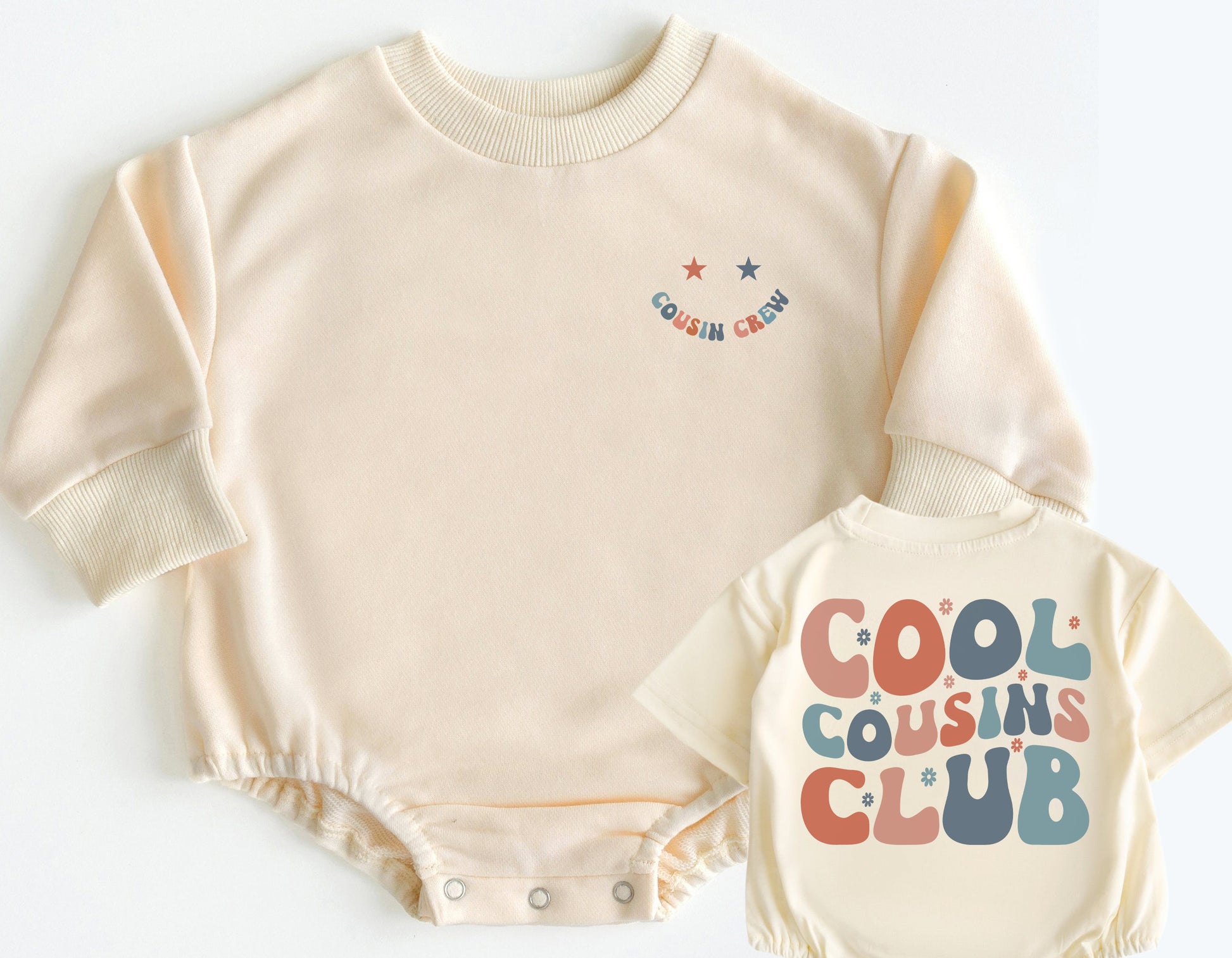 Cousin Crew Coolness: Personalized Romper for Little Ones (0-2Y) - LuthCreative