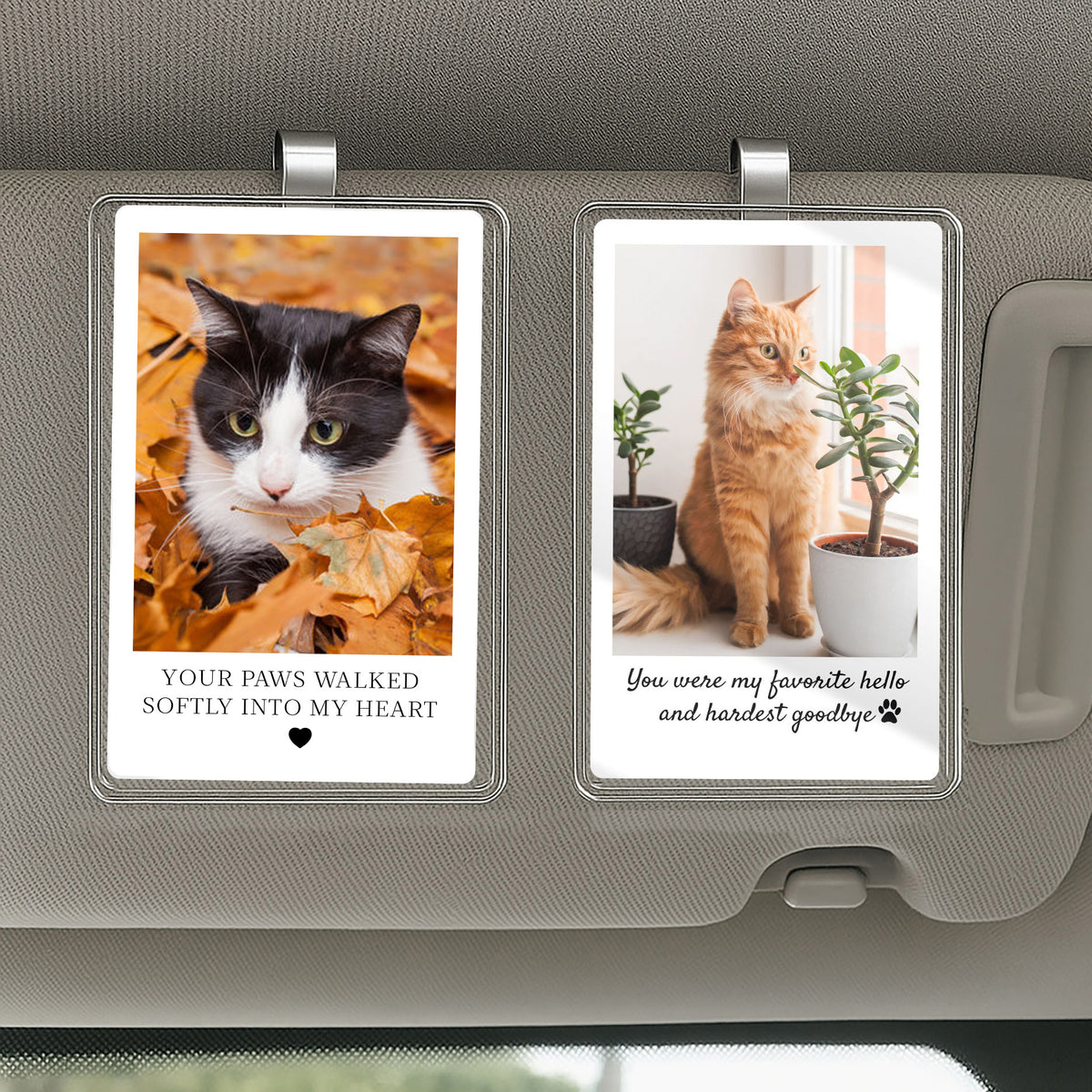 Dog Loss Gift for the Car – Personalized Photo Clip That Keeps Their Memory Riding Along

