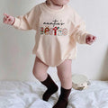 Baby Romper Long Sleeve Customize Auntie's Bestie Personalized Custom Babysuit - Gift For Baby - LuthCreative