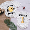 One Happy Dude Personalized Baby Romper - Short/Long Sleeve (0-2Y) - LuthCreative