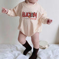 Christmas Candy Custom Name Personalized Baby Romper - Short/Long Sleeve (0-2Y) - LuthCreative