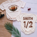 Baby Bodysuit Romper Long Sleeve Customize It's Halftime Personalized Custom Babysuit - Gift For Baby - LuthCreative