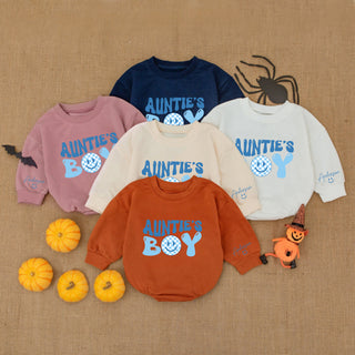 Baby Romper Customize Auntie's Boy - Personalized Custom Babysuit - Gift For Baby