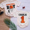 Basketball Boy Custom Name Personalized Baby Romper - Short/Long Sleeve (0-2Y) - LuthCreative