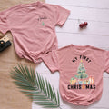 My First Christmas Custom Name Personalized Baby Romper - Short/Long Sleeve (0-2Y) - LuthCreative