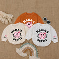 Baby Bodysuit Romper Long Sleeve Mama's Bestie Reindeer Personalized Custom Babysuit - Gift For Baby And Mom - LuthCreative