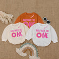 Baby Bodysuit Romper Long Sleeve Customize Halfway To One Personalized Custom Babysuit - Gift For Baby And Mom - LuthCreative