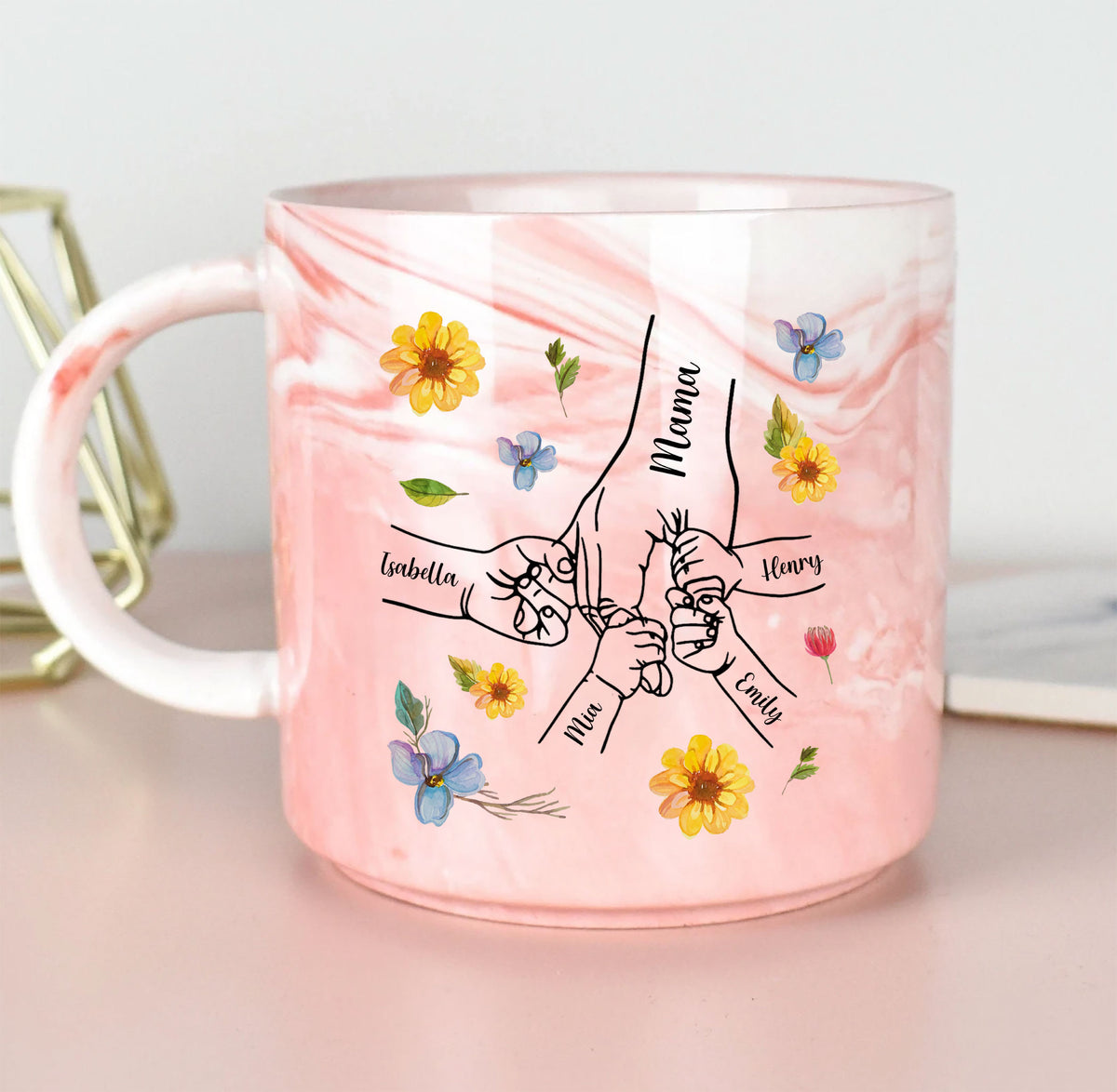Hand In Hand, I Will Always Protect You 13.5oz Mug