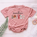 Baby Romper Long Sleeve Customize Auntie's Bestie Personalized Custom Babysuit - Gift For Baby - LuthCreative