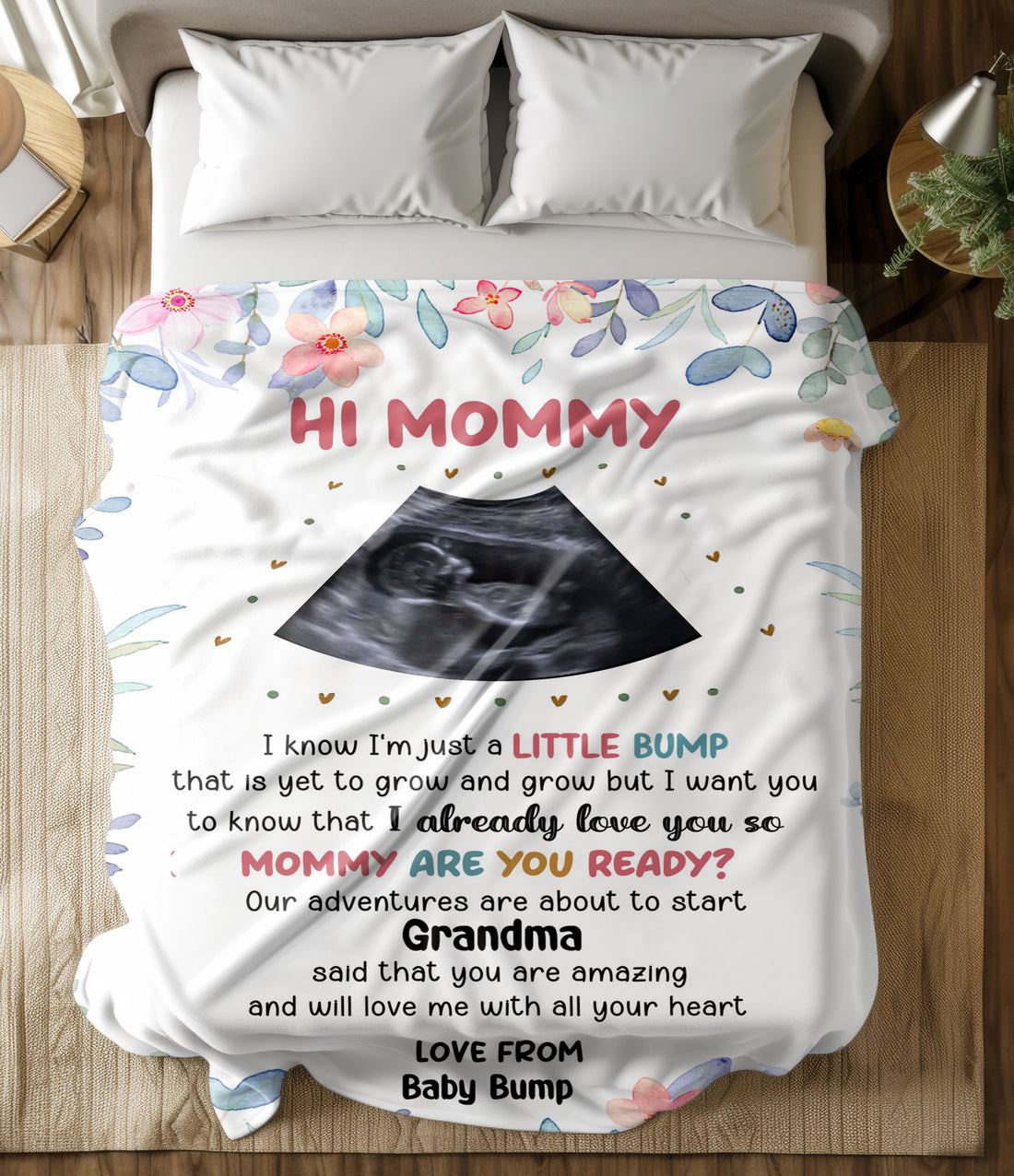 Love Bump Gifts - I Know I'm Just A Little Bump That Is Yet To Grow And Grow - Gifts for Mommy - Mother's Day Gifts
