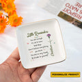 Personalized Ring Dish Little Reminder You are enough Customized Ceramic Jewelry Dish, Gift For Friends - LuthCreative