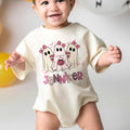 Little Boo Spooky Halloween Personalized Baby Romper - Short/Long Sleeve (0-2Y) - LuthCreative