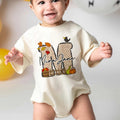 Customized Name Thanksgiving Personalized Baby Romper - Short/Long Sleeve (0-2Y) - LuthCreative